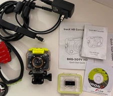 IRON X HD Camcorder DXG-5G9V Sports Helmet Action Camera New Arcsoft Complete