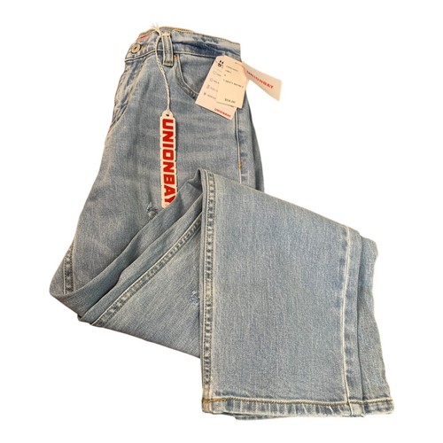 Unionbay NWT 0 Junior Blue 90's High Rise Straight Jeans #1859D - Picture 1 of 13