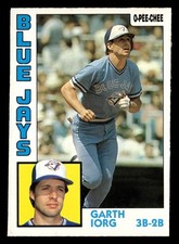 Garth Iorg 1984 O-Pee-Chee #39 Toronto Blue Jays Vintage Baseball *191