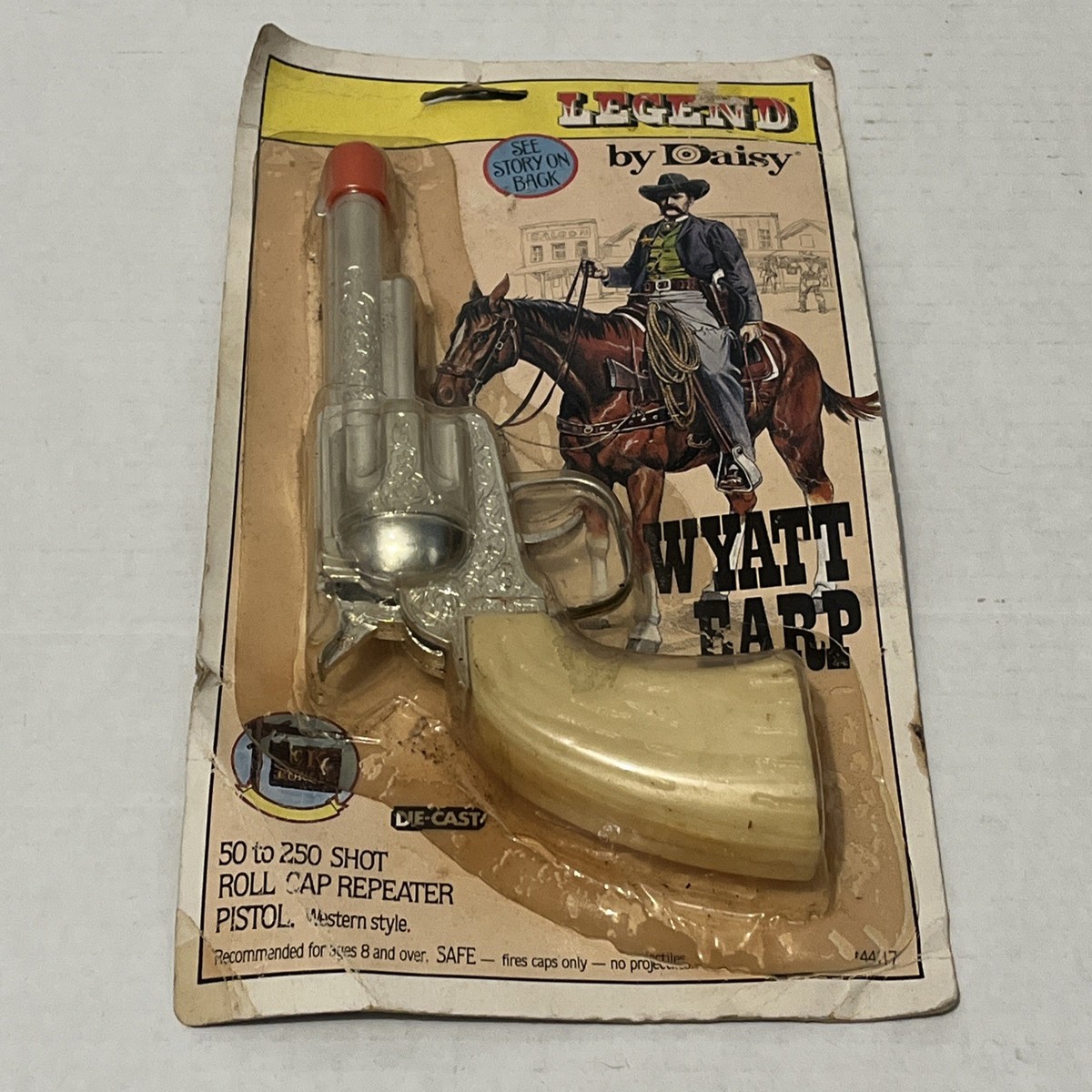 Legend Daisy Wyatt Earp Cap Gun Cowboy Die Cast | eBay