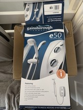 Gainsborough E50 8.5kW Electric Shower 4 Spray Head Handset Bathroom New 