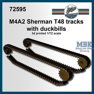 FC MODEL TREND FCMT72595 M4A2 Sherman T48 tracks with duckbills (1:72)