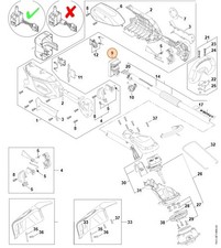 Modulo elettronico ORIGINALE STIHL per decespugliatore FSA 86 R FA05-430-1400