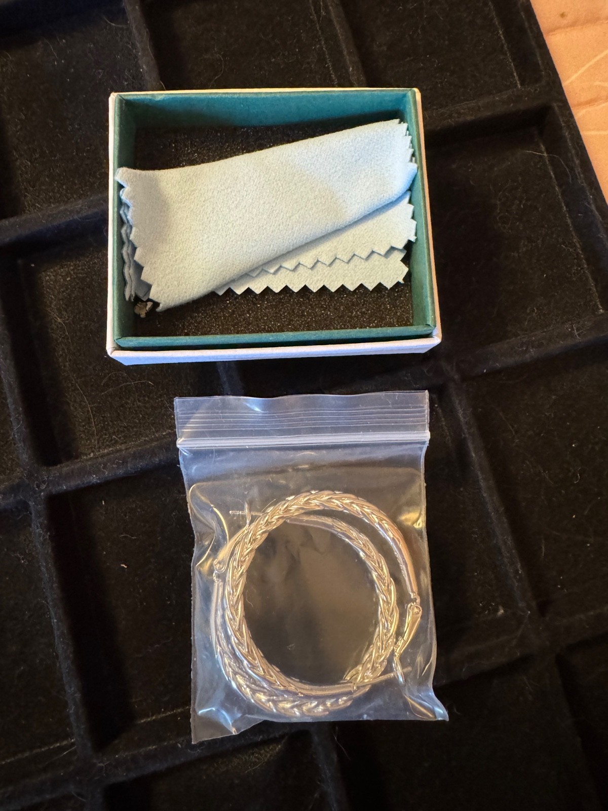 Hoop Earrings Santeria Large Sterling Silver-image