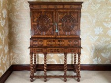 Jonathan Charles William & Mary Style Secretary Cabinet