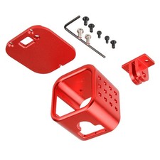 Red Aluminium Alloy Protective Housing Case Frame for GoPro Hero 4/5 Session h