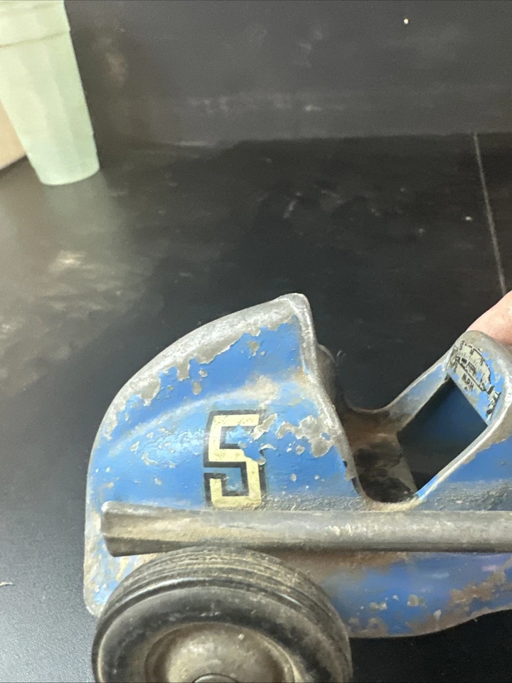 Vintage Thimble Drome Special Wind Up Race Car #5 - Image 2 of 4