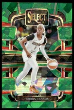 Jordin Canada 2024 Panini Select WNBA #93 Prizms Green Ice Atlanta Dream