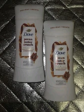 Dove Holiday Treats Pecan Butter Crunch Antiperspirant Deodorant 2.6oz Lot Of 2
