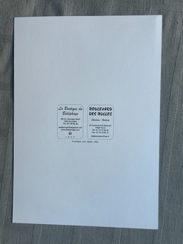 KAS HALLOWEEN BLUES EX-LIBRIS N/S 340 EX 2004 21 x 30 EN PARFAIT ÉTAT - Photo 2 sur 2