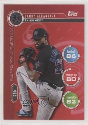 2020 Topps MLB Attax Impact Player Sandy Alcantara 6d7