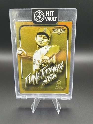 2022 Topps Fire - Flame Throwers Shohei Ohtani #FT-8 Gold Minted