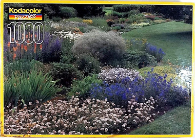 1996 Summer Garden Kodacolor Kodak 1000 pc 18-15/16'' X 26-3/4'' Rose Art Puzzle