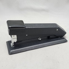 Vintage Bostitch Model B5 Heavy Duty Metal Stapler Black Crinkle Finish MCM USA