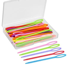 50Pcs Large Eye Plastic Needles, Yarn Sewing Needles, Craft Embroidery, DIY