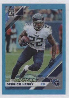 2019 Panini Donruss Optic Aqua Prizm 35/299 Derrick Henry #95 04on