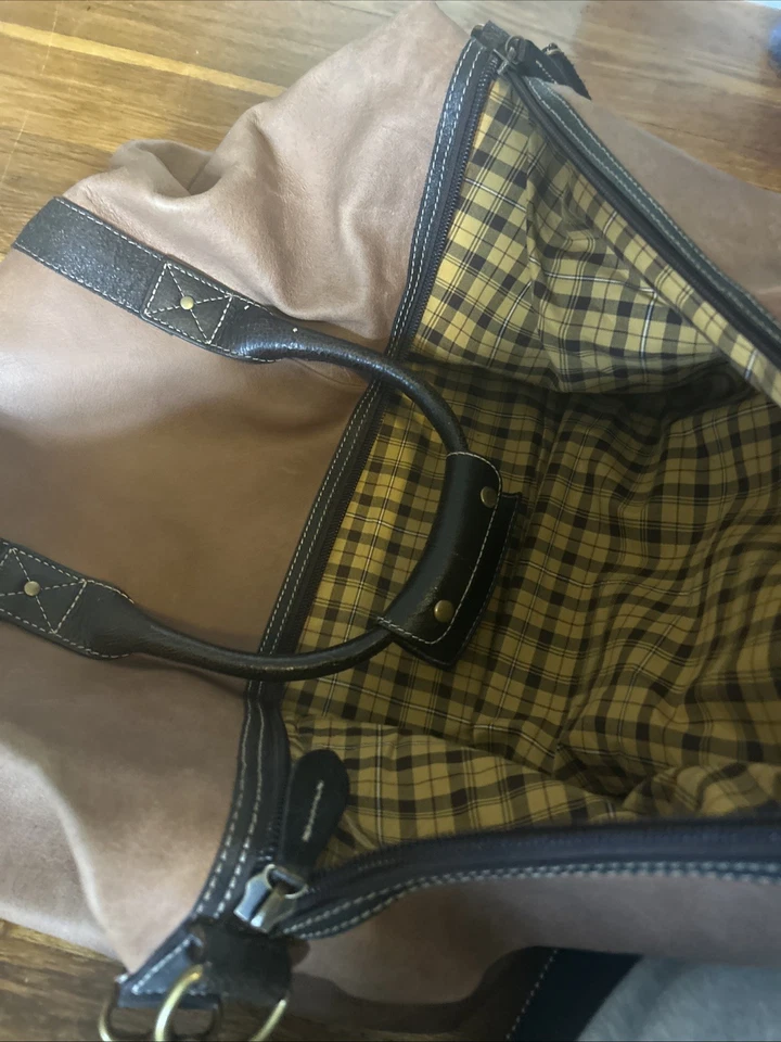 Timberland из натуральной кожи спортивная сумка б/у - Изображение 3 из 4