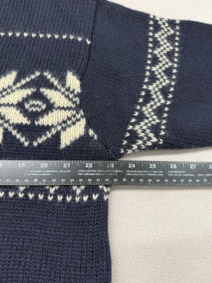 Suéter De Colección Abercrombie & Fitch Lana Copo de Nieve Islas Justas Hombres Talla Grande Foto 3 de 4