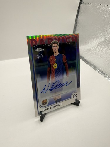 2024-25 Topps Chrome Uefa Club Comp - Chrome Auto Noah Darvich #CA-ND (AU, RC) - Picture 3 of 8