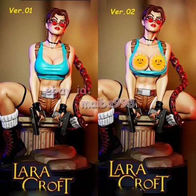 LARA CROFT Tomb Raider 3D Print Garage Kit Model Kit Unassemble Unpainted GK