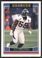 2006 Topps #175 D.J. Williams Denver Broncos 46189