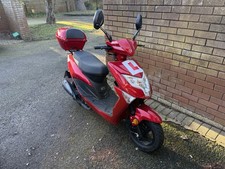 2025 Red Moped TEYIN TQ50QT 50cc. Nearly New, Only Done 45miles
