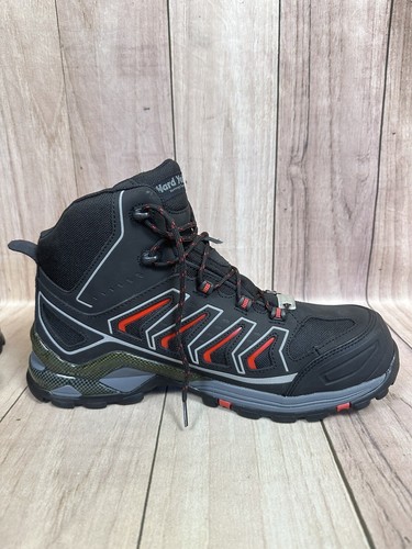 Hard Yakka Black Red Hi Blizzard Boots Size 14 US Composite Safety Toe **READ** - Picture 8 of 13