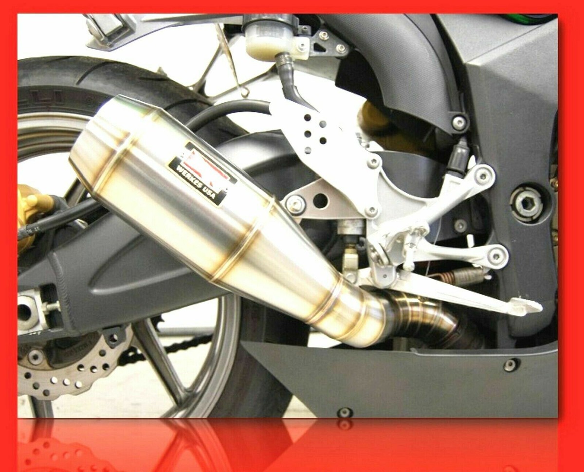 GP Slip on Exhaust Competition Werkes WK606 for 05-06 Kawasaki