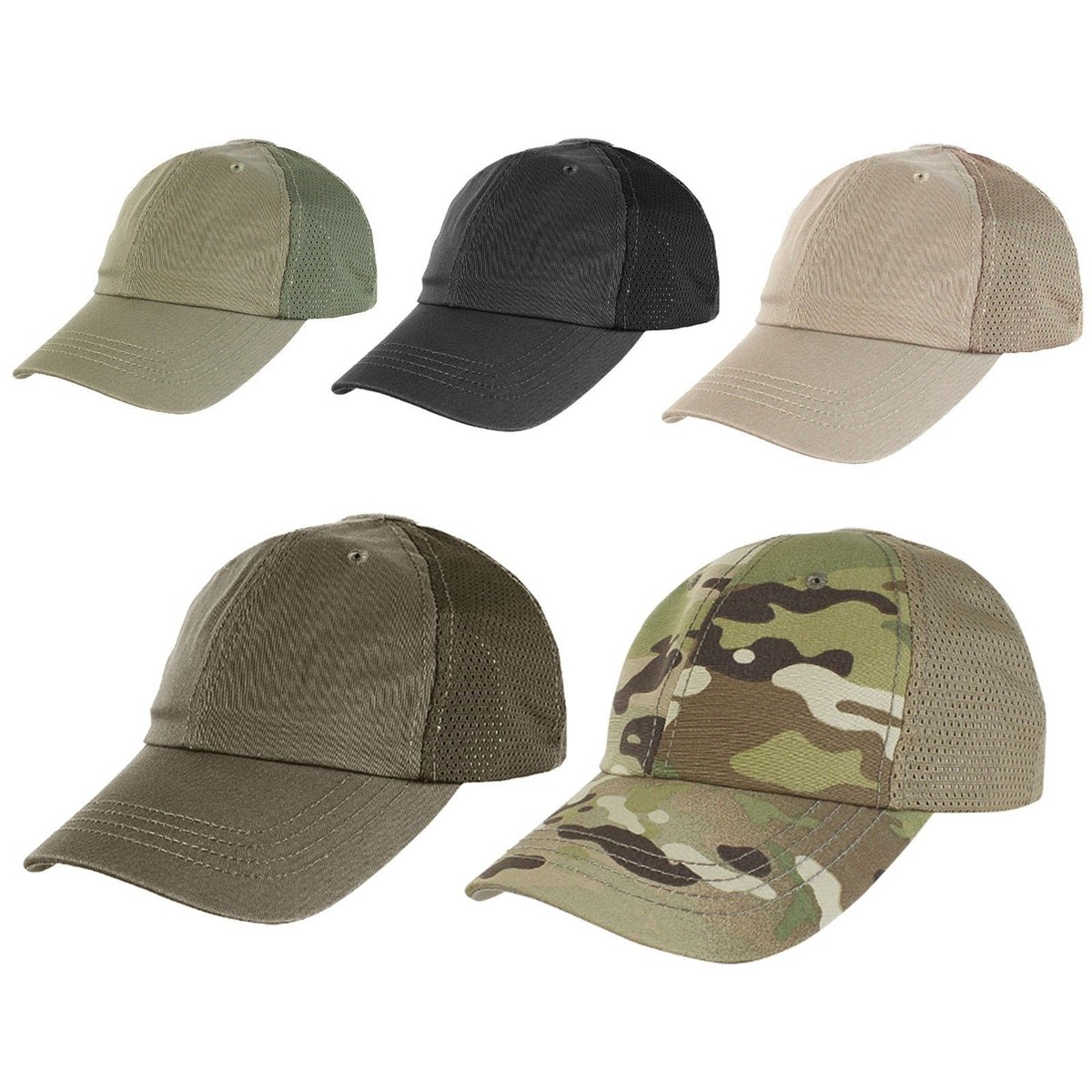 Condor Elite Mesh Tactical Cap - Brown Team Cap For Outdoor, Military, Hiking - View #7
