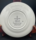 Triumph American Limoges Vermillion Rose Saucer Gold Trim Excellent Condition — photo 2