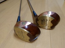 Mizuno Pro MS-10 Persimmon 3 4 Woods New rare item 2xPc R Flex
