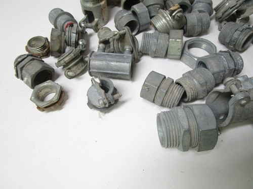 Conduit Fitting Lot Building Electrical Connections Assorted Sizes Steel 3lbs! - Picture 4 of 6