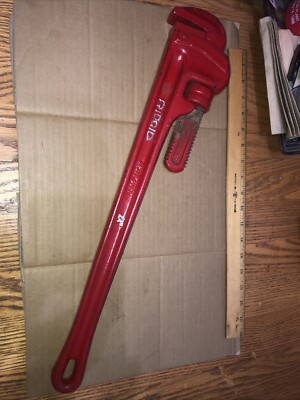 Vintage RIDGID 24 Heavy Duty Pipe Wrench