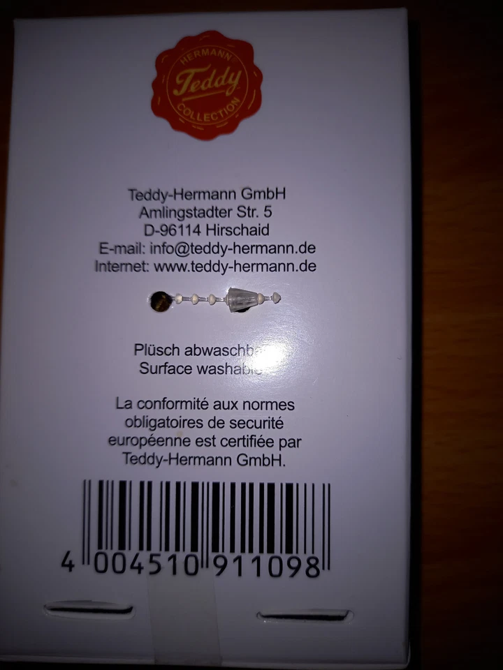Hermann Teddy Collection 9 cm groß - Bild 3 von 3