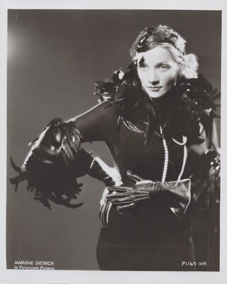 Marlene Dietrich (1950s)   Hollywood Beauty - Stylish Paramount Photo K 411