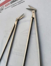 Dissecting Vascular Scissors Dall Finish Curved Blade 90 Degree 20 pcs set