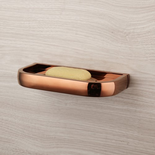Multi-Functional Rose Gold Alloy Bathroom Accessory Towel Rack Toilet Towel Rod - Picture 37 of 119