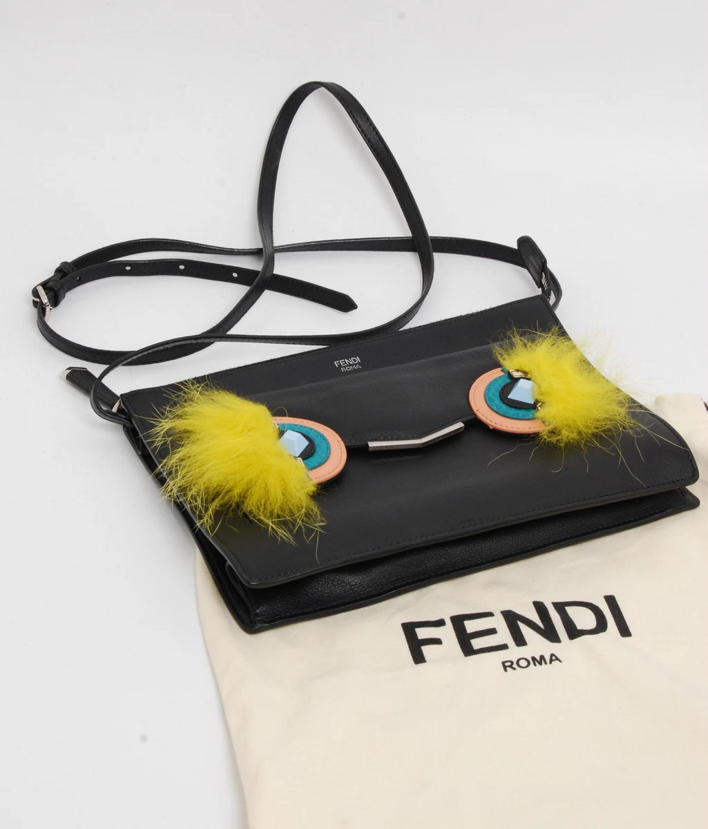 Fendi - Black Leather Small Belt or Crossbody Bag