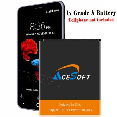 AceSoft High Capacity 2620mAh Li-ion Battery for ZTE Avid 4 Z855 MetroPCS Phone