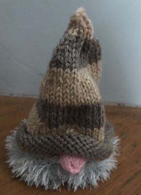 Handgestrickter Gonk/Wichtel Schokolade Orange Bezug