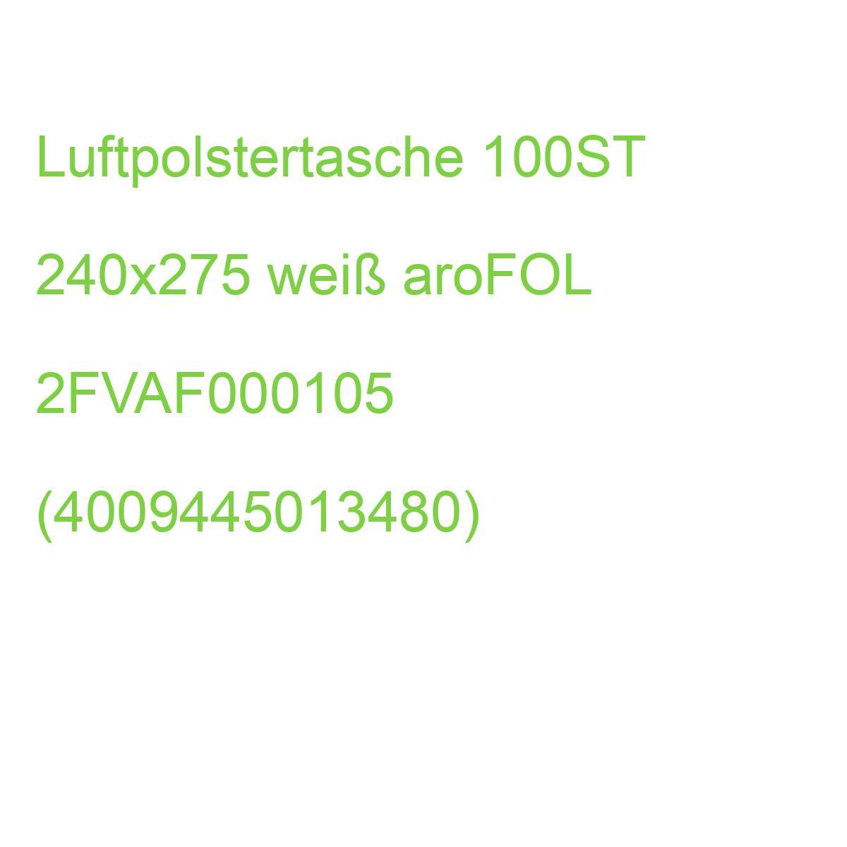 100 X AroFOL Luftpolstertaschen Nr. 5 220x265 Mm Weiß 100 Stück.