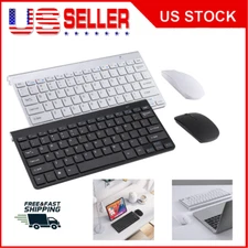 Ultra Slim Wireless Keyboard & Mouse Combo, Mini 2.4G for USB Devices