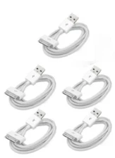 5x 6FT Sync Data Charging Charger Cable Cord for iPhone 4 4S iPod Classic Nano