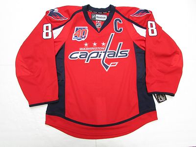 OVECHKIN WASHINGTON CAPITALS HOME 40th ANNIVERSARY REEBOK