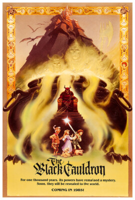 The Black Cauldron - Disney - Movie Poster - 1985 - US Release - Teaser #2