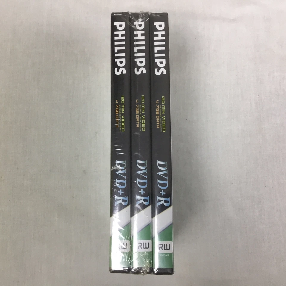 Philips DVD+R 120min Video Extended Play 4.7GB Data New & Sealed 3 Pack - Image 3 of 4