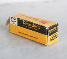 KODAK KODACOLOR II Color Negative 110 Cartridge Film. 20 Exposures Expired 1981