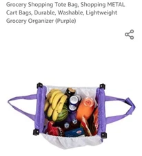 Set of 2 Grocery Shopping Tote Bags