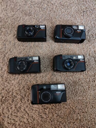 Nikon L35AW AD Blue AF 35mm F2.8Water Proof Compact Film Camera