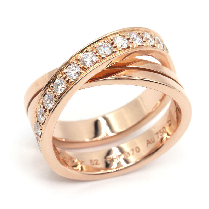 Cartier Etincer de Cartier Ring Diamond Pink Gold Au750 K18